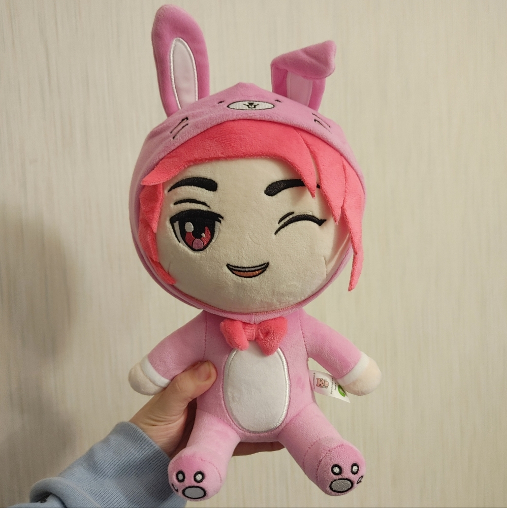 ZacharyZaxor Inquisitor Master Zach Plush Sleepover Edition 12" Pink Sitting HTF